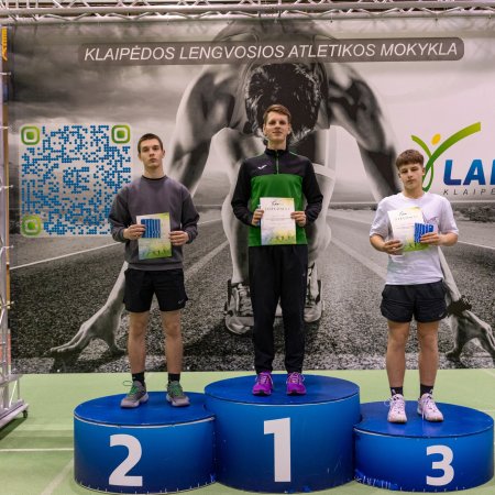 Atviros Klaipėdos LAM jaunučių ir jaunių varžybos (2025 02 27)