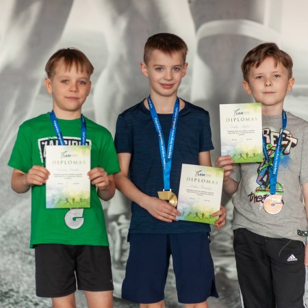 Klaipėdos LAM vaikų trikovės varžybų finalinis etapas 2025-03-08