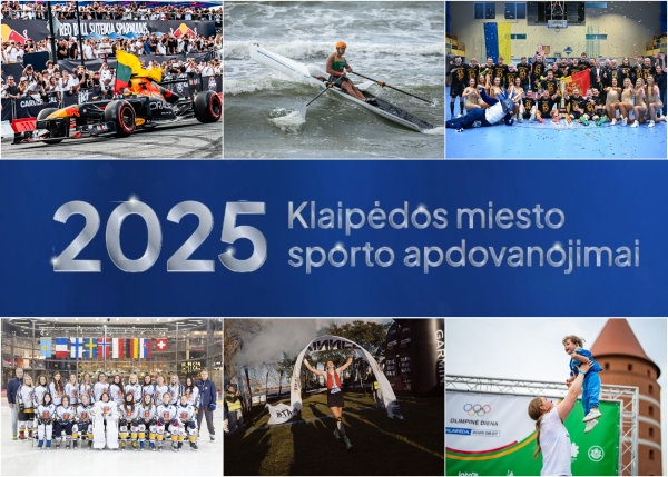 Klaipėdos miesto sporto apdovanojimai 2025: prasidėjo internetinis balsavimas