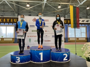 Klaipėdos lengvaatlečiams – aštuoni Lietuvos čempionato medaliai