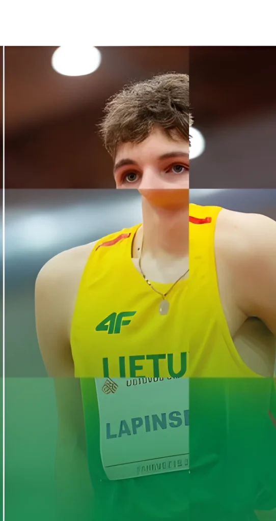 A Klaipėda LAM athlete competing